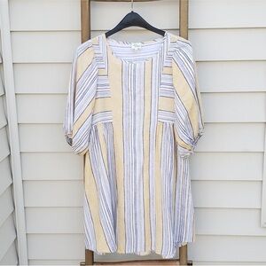 Ava James Striped Puff Sleeve Dress
Size M